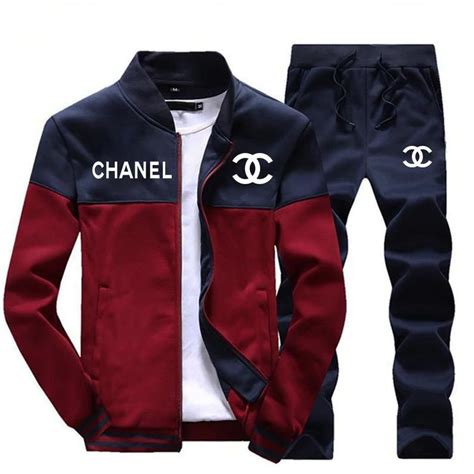 chanel sweatsuit for men|Chanel silk pajamas.